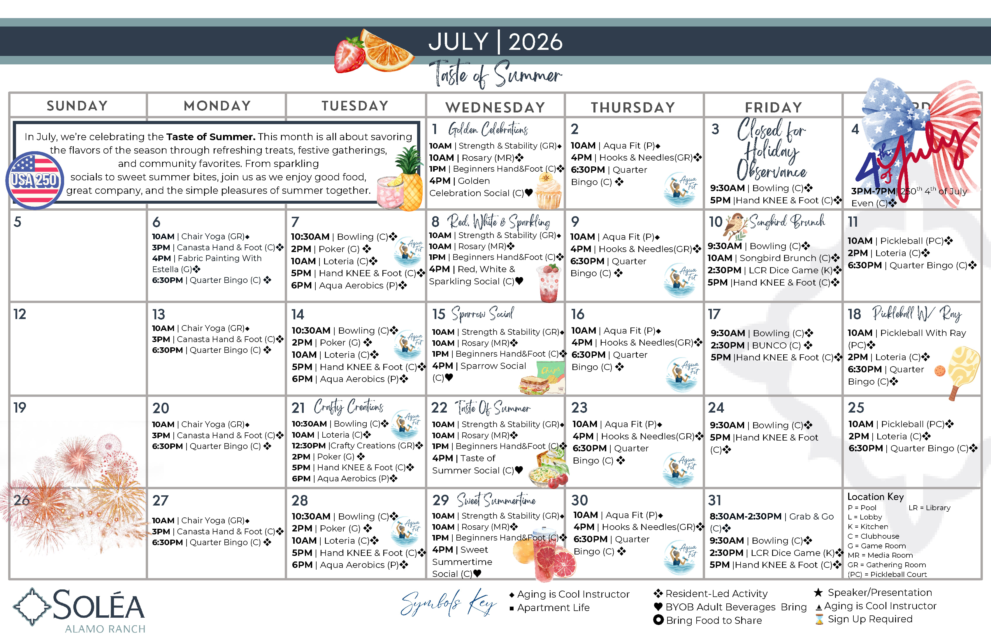 Resident Calendar Resident Calendar