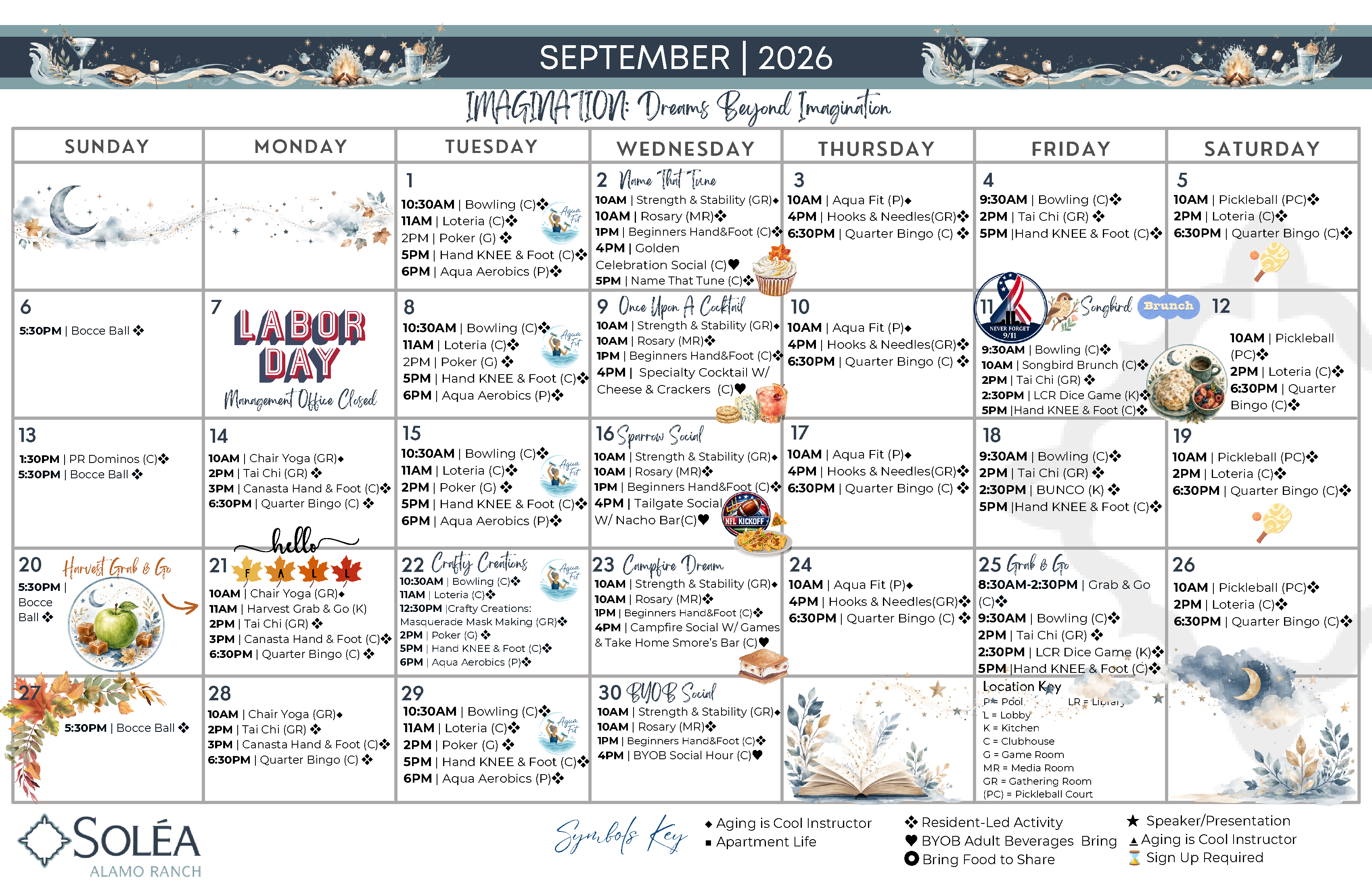Resident Calendar Resident Calendar