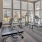 a gym with exercise equipment